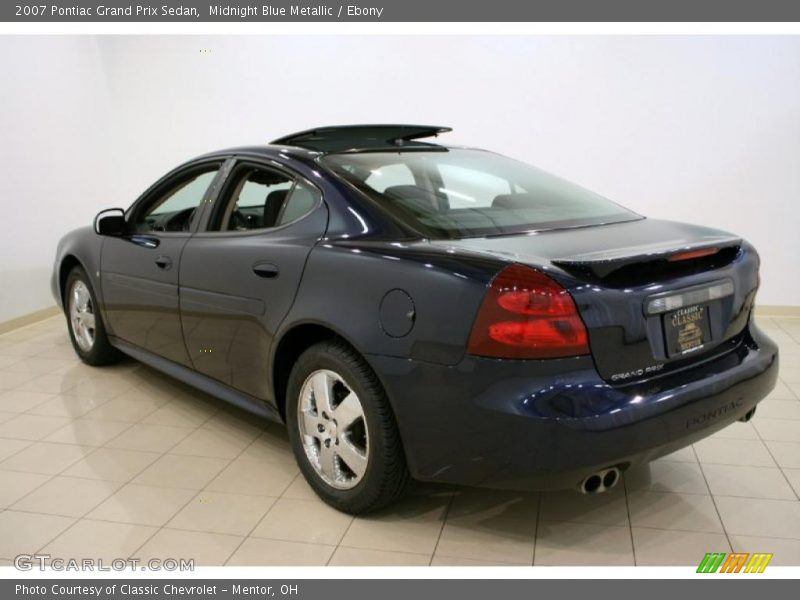 Midnight Blue Metallic / Ebony 2007 Pontiac Grand Prix Sedan