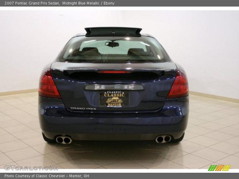 Midnight Blue Metallic / Ebony 2007 Pontiac Grand Prix Sedan