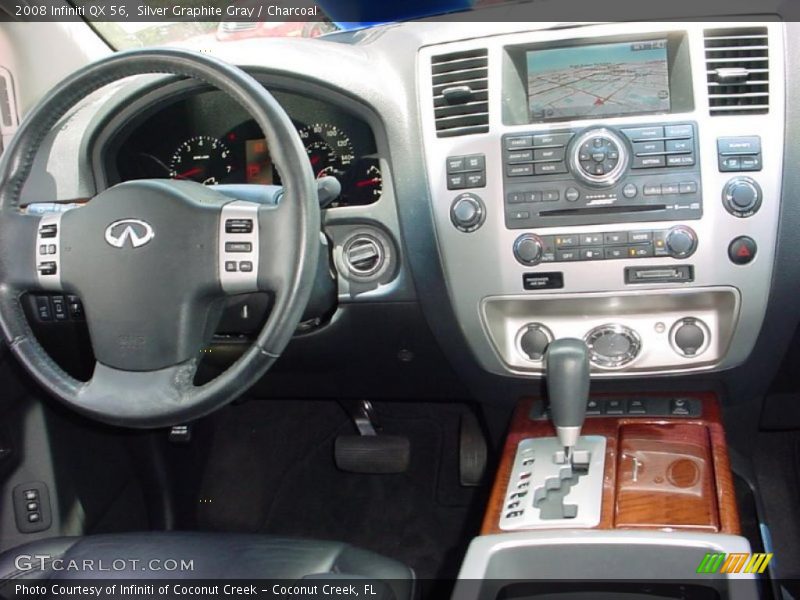 Silver Graphite Gray / Charcoal 2008 Infiniti QX 56
