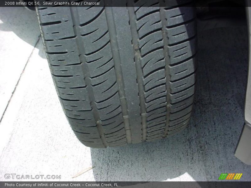 Silver Graphite Gray / Charcoal 2008 Infiniti QX 56