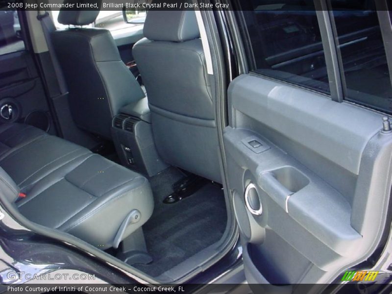 Brilliant Black Crystal Pearl / Dark Slate Gray 2008 Jeep Commander Limited