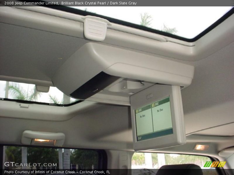 Brilliant Black Crystal Pearl / Dark Slate Gray 2008 Jeep Commander Limited