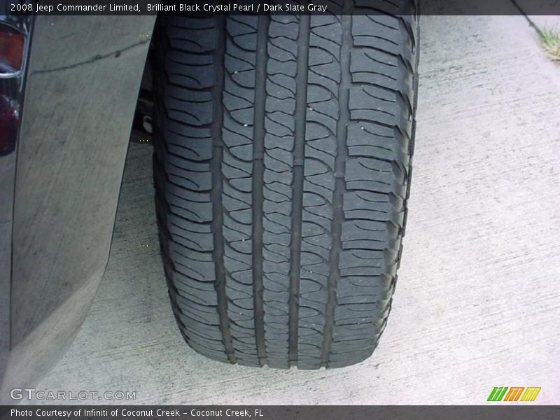 Brilliant Black Crystal Pearl / Dark Slate Gray 2008 Jeep Commander Limited