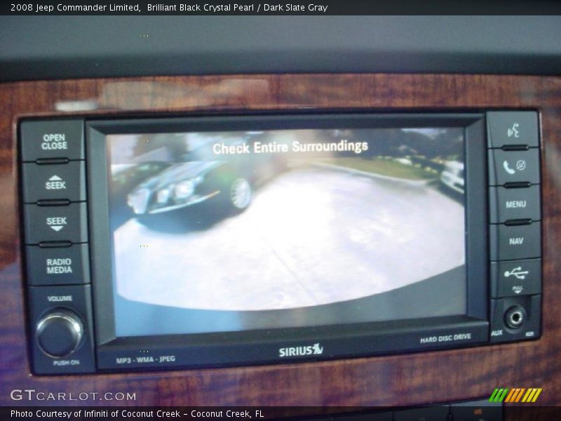 Brilliant Black Crystal Pearl / Dark Slate Gray 2008 Jeep Commander Limited