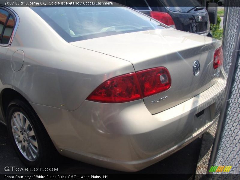 Gold Mist Metallic / Cocoa/Cashmere 2007 Buick Lucerne CX