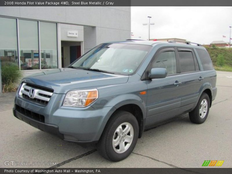 Steel Blue Metallic / Gray 2008 Honda Pilot Value Package 4WD