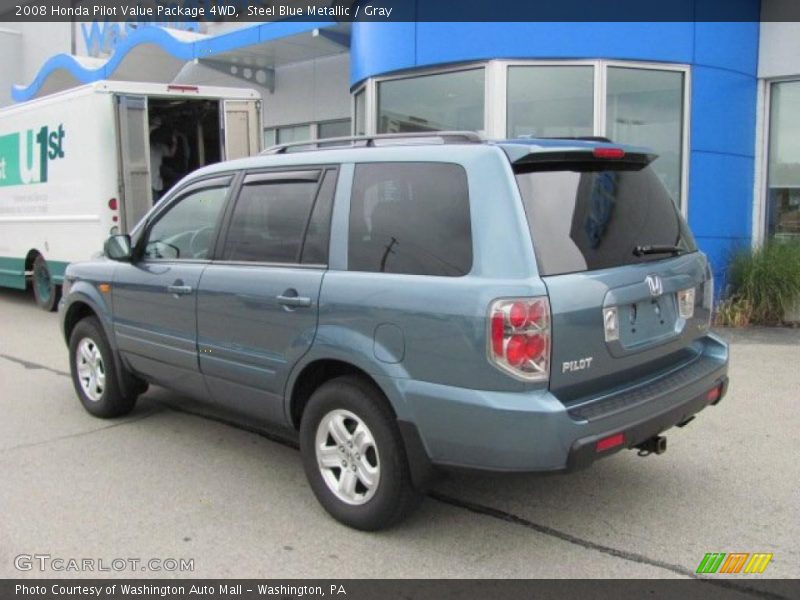 Steel Blue Metallic / Gray 2008 Honda Pilot Value Package 4WD