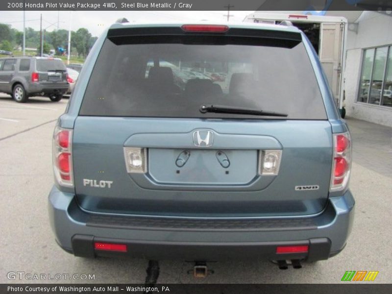 Steel Blue Metallic / Gray 2008 Honda Pilot Value Package 4WD