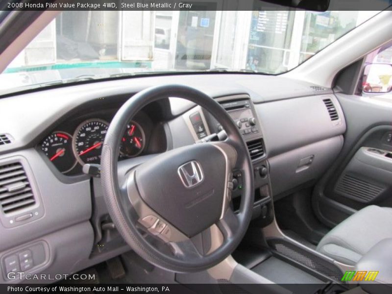 Steel Blue Metallic / Gray 2008 Honda Pilot Value Package 4WD