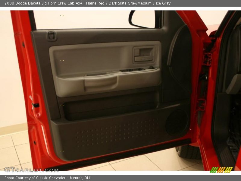 Flame Red / Dark Slate Gray/Medium Slate Gray 2008 Dodge Dakota Big Horn Crew Cab 4x4