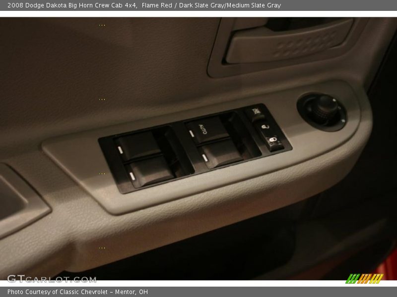 Flame Red / Dark Slate Gray/Medium Slate Gray 2008 Dodge Dakota Big Horn Crew Cab 4x4