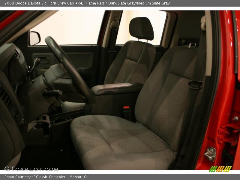 Flame Red / Dark Slate Gray/Medium Slate Gray 2008 Dodge Dakota Big Horn Crew Cab 4x4