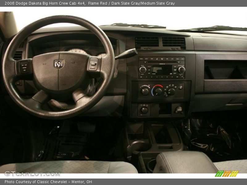 Flame Red / Dark Slate Gray/Medium Slate Gray 2008 Dodge Dakota Big Horn Crew Cab 4x4