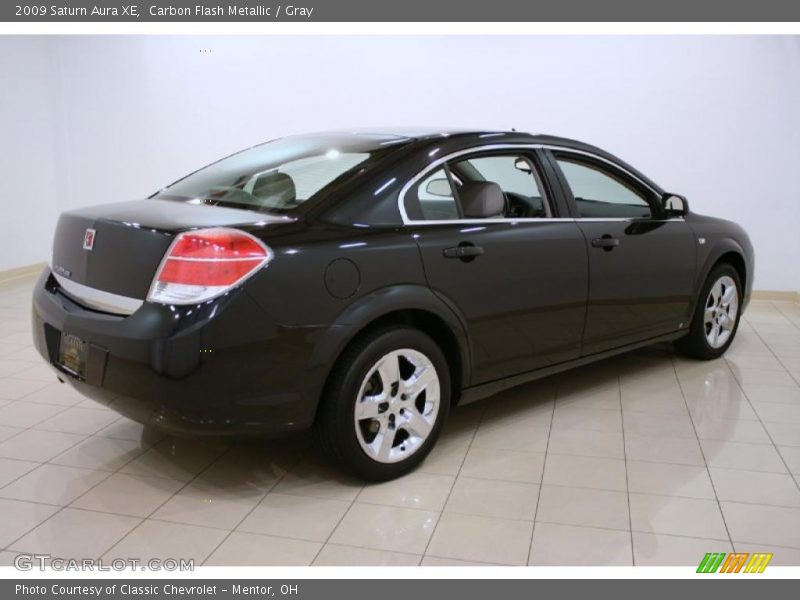 Carbon Flash Metallic / Gray 2009 Saturn Aura XE