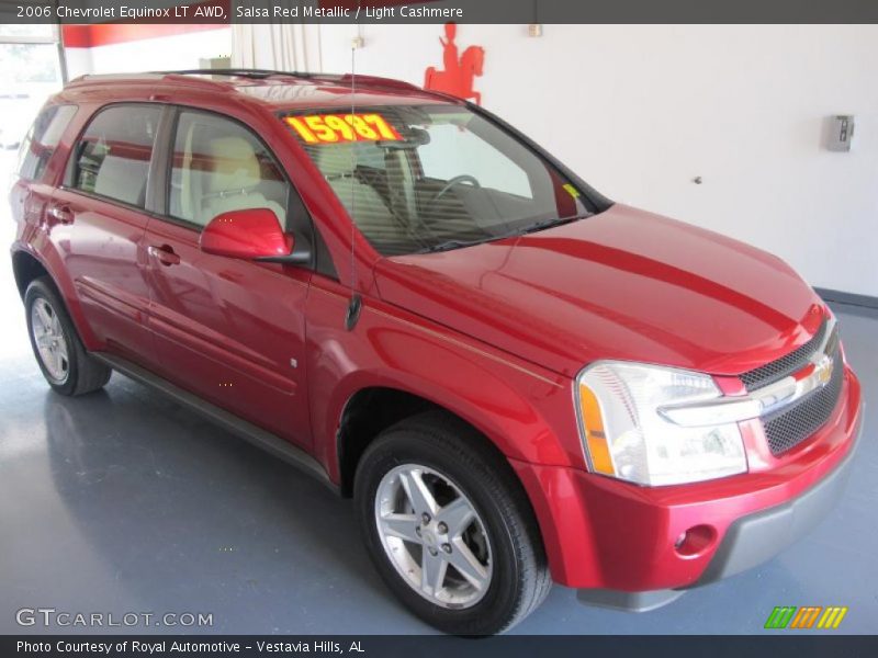 Salsa Red Metallic / Light Cashmere 2006 Chevrolet Equinox LT AWD