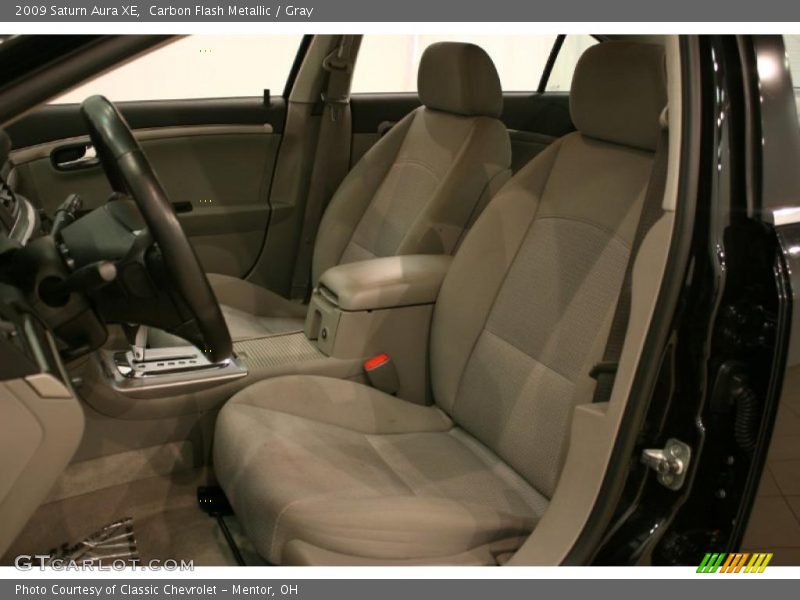 Carbon Flash Metallic / Gray 2009 Saturn Aura XE