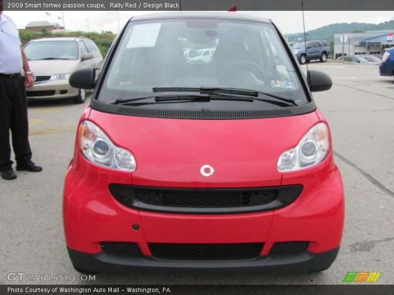 Rally Red / Design Black 2009 Smart fortwo passion coupe
