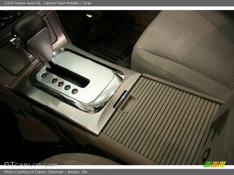 Carbon Flash Metallic / Gray 2009 Saturn Aura XE