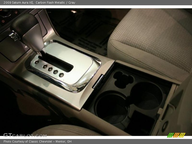 Carbon Flash Metallic / Gray 2009 Saturn Aura XE