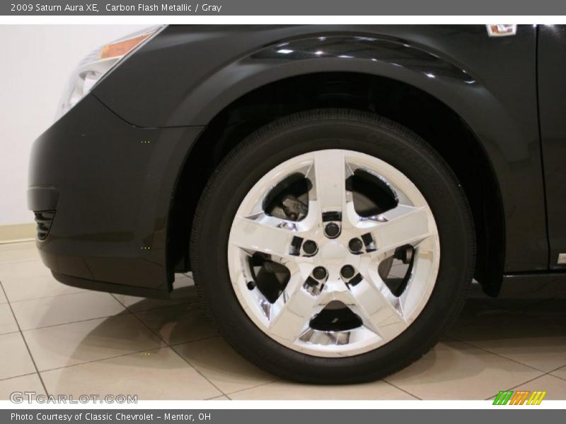Carbon Flash Metallic / Gray 2009 Saturn Aura XE