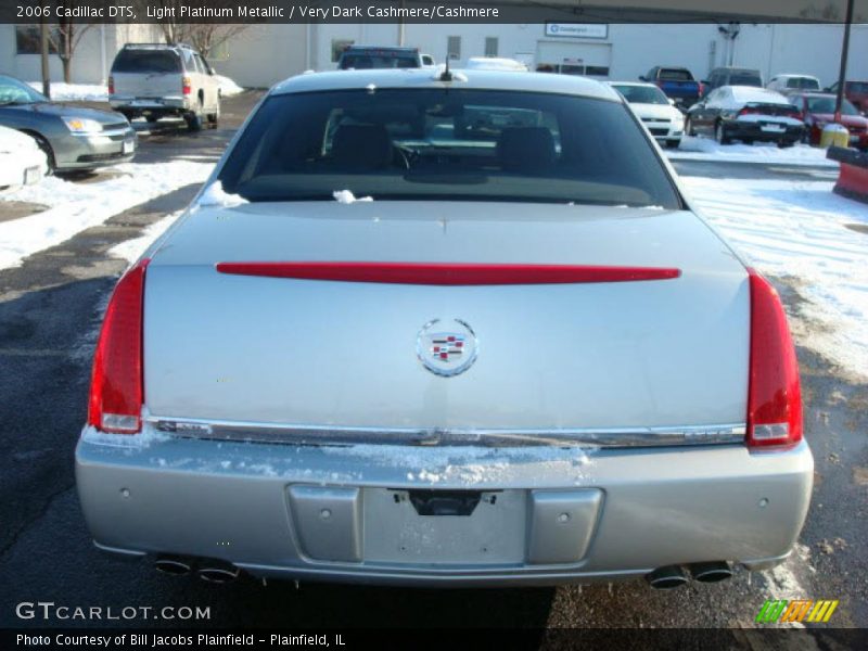 Light Platinum Metallic / Very Dark Cashmere/Cashmere 2006 Cadillac DTS