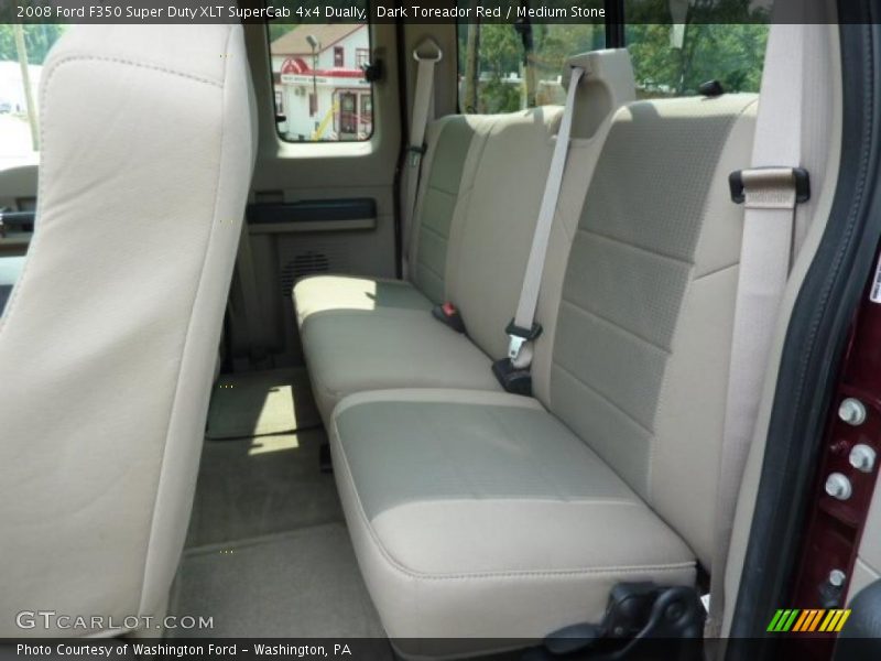 Dark Toreador Red / Medium Stone 2008 Ford F350 Super Duty XLT SuperCab 4x4 Dually