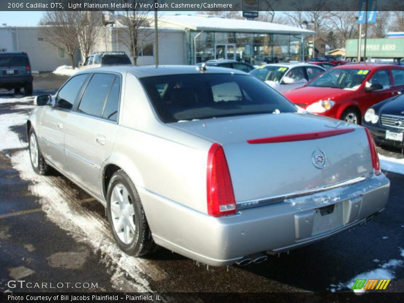 Light Platinum Metallic / Very Dark Cashmere/Cashmere 2006 Cadillac DTS
