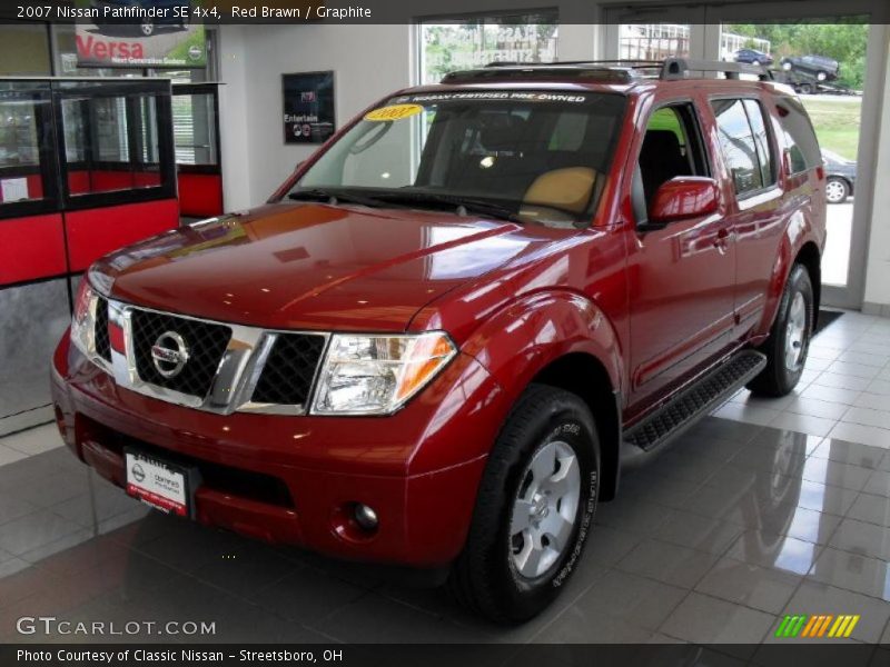 Red Brawn / Graphite 2007 Nissan Pathfinder SE 4x4