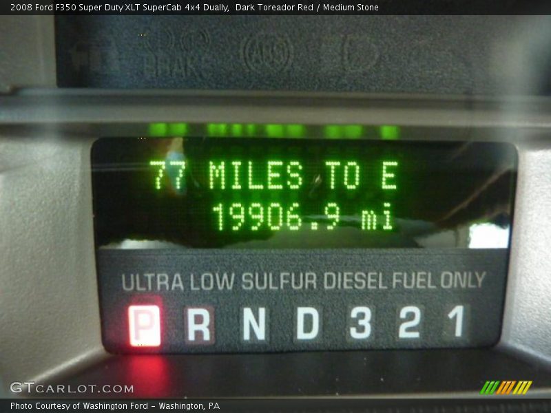 Dark Toreador Red / Medium Stone 2008 Ford F350 Super Duty XLT SuperCab 4x4 Dually