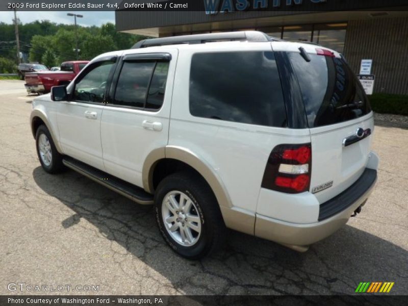 Oxford White / Camel 2009 Ford Explorer Eddie Bauer 4x4
