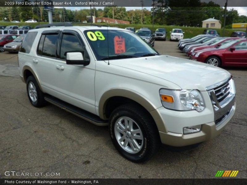 Oxford White / Camel 2009 Ford Explorer Eddie Bauer 4x4