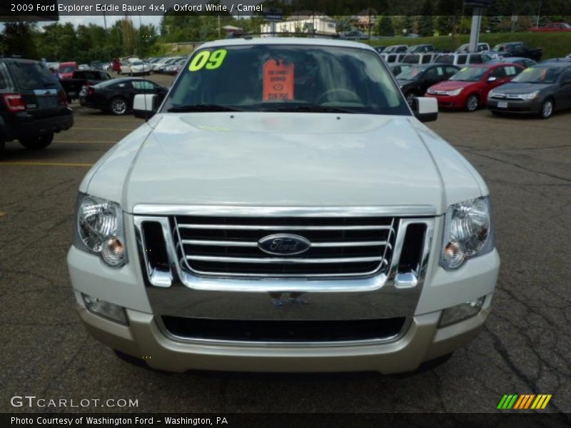 Oxford White / Camel 2009 Ford Explorer Eddie Bauer 4x4