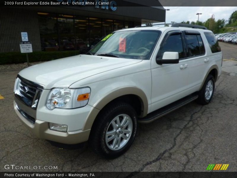 Oxford White / Camel 2009 Ford Explorer Eddie Bauer 4x4