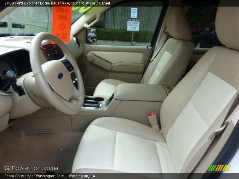 Oxford White / Camel 2009 Ford Explorer Eddie Bauer 4x4