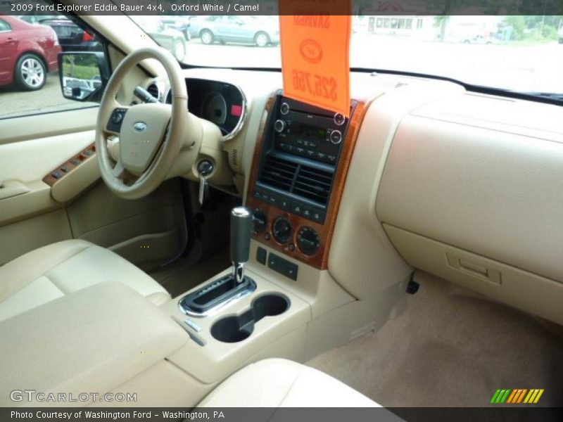 Oxford White / Camel 2009 Ford Explorer Eddie Bauer 4x4
