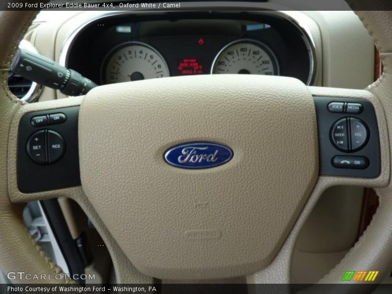 Oxford White / Camel 2009 Ford Explorer Eddie Bauer 4x4