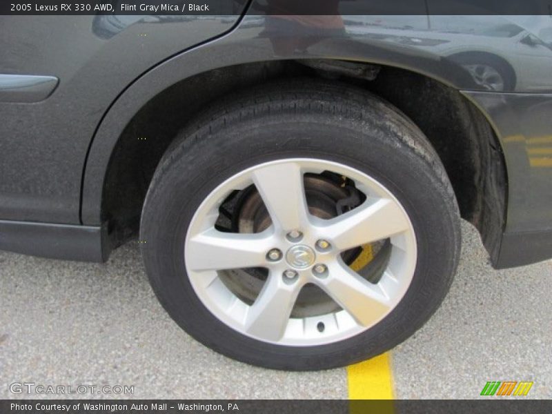 Flint Gray Mica / Black 2005 Lexus RX 330 AWD
