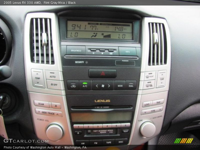 Flint Gray Mica / Black 2005 Lexus RX 330 AWD