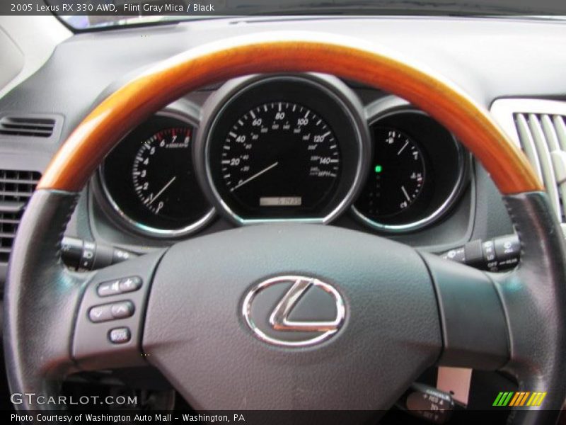 Flint Gray Mica / Black 2005 Lexus RX 330 AWD