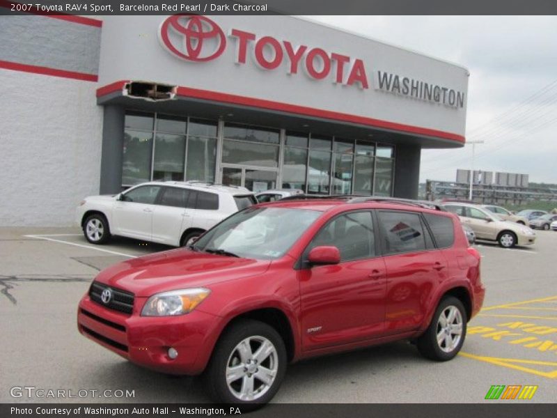 Barcelona Red Pearl / Dark Charcoal 2007 Toyota RAV4 Sport