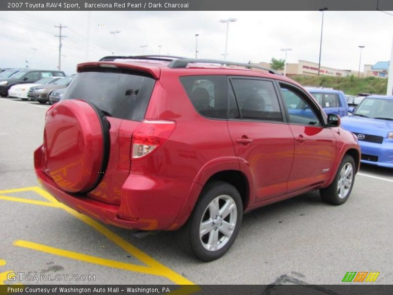 Barcelona Red Pearl / Dark Charcoal 2007 Toyota RAV4 Sport