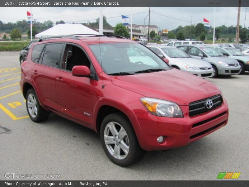 Barcelona Red Pearl / Dark Charcoal 2007 Toyota RAV4 Sport