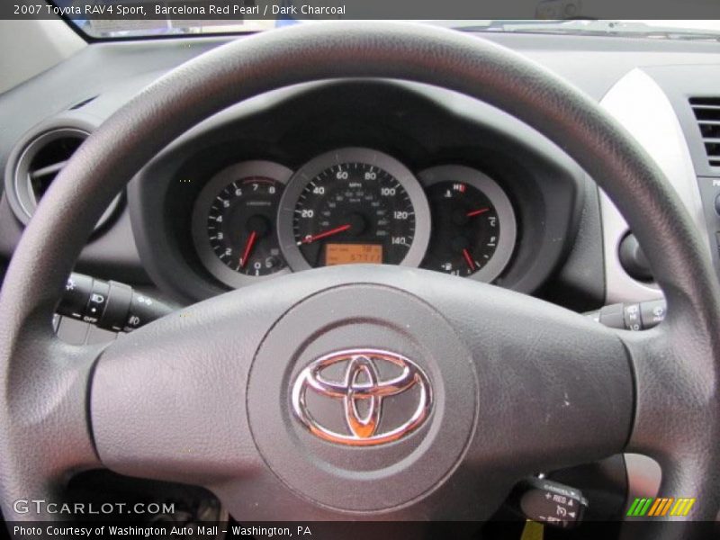 Barcelona Red Pearl / Dark Charcoal 2007 Toyota RAV4 Sport