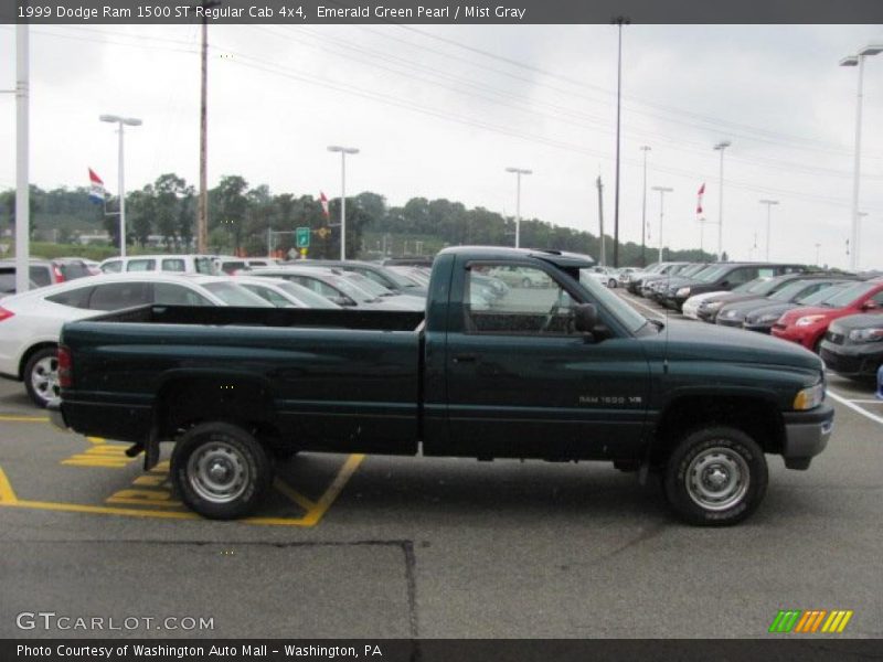 Emerald Green Pearl / Mist Gray 1999 Dodge Ram 1500 ST Regular Cab 4x4