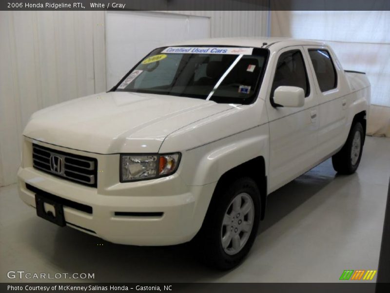 White / Gray 2006 Honda Ridgeline RTL