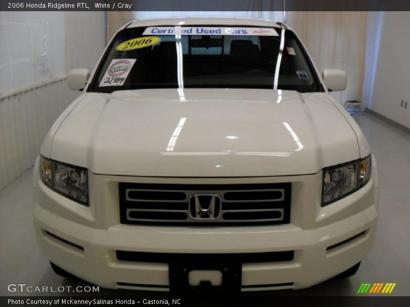 White / Gray 2006 Honda Ridgeline RTL