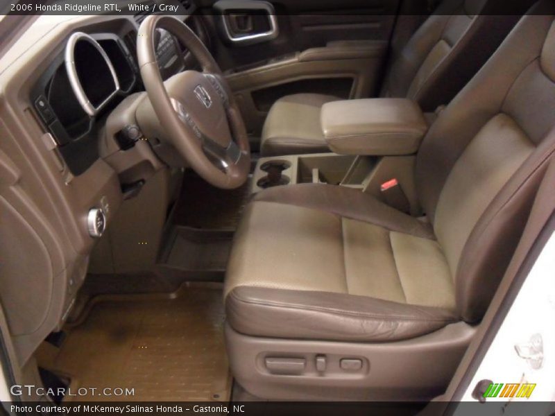 White / Gray 2006 Honda Ridgeline RTL