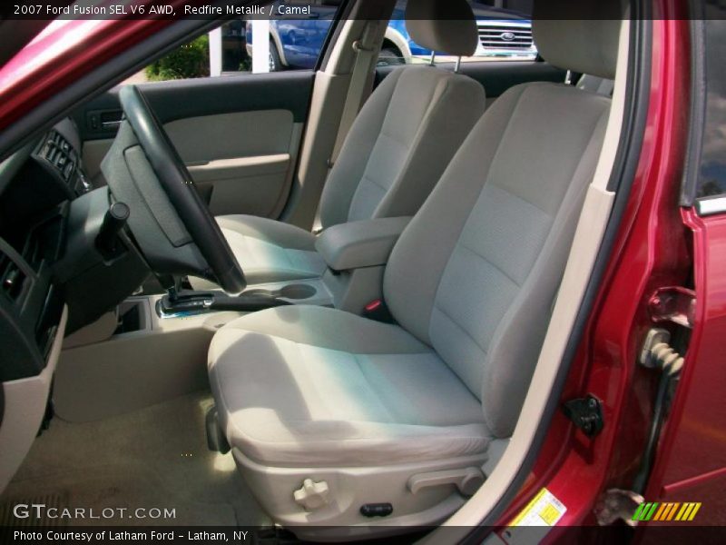 Redfire Metallic / Camel 2007 Ford Fusion SEL V6 AWD