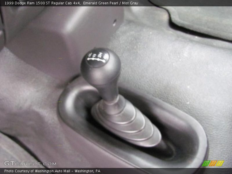 Emerald Green Pearl / Mist Gray 1999 Dodge Ram 1500 ST Regular Cab 4x4