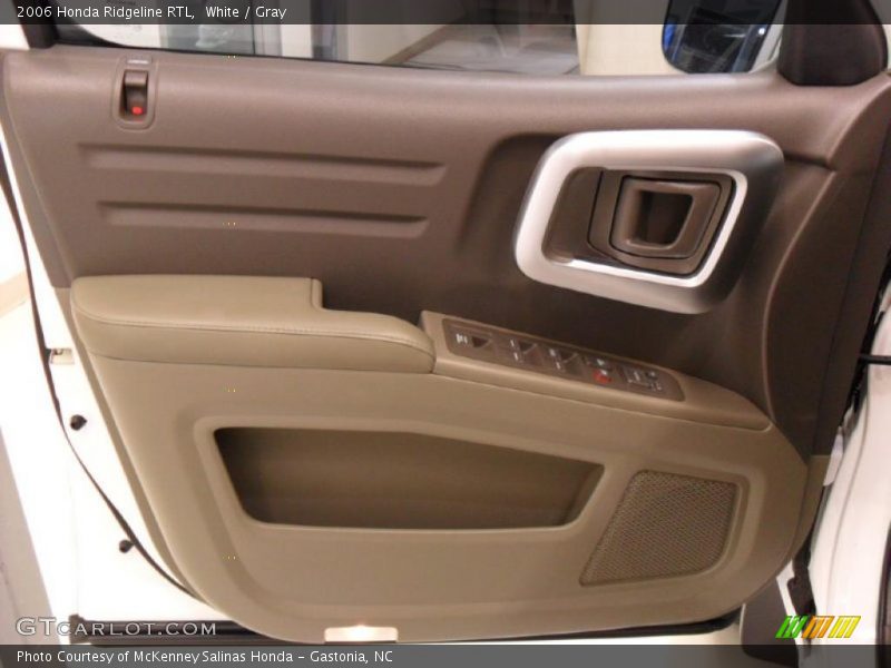 White / Gray 2006 Honda Ridgeline RTL